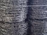 Дріт колючий d1.8мм, д.130м оцинкований, - фото 2
