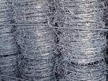 Дріт колючий d1.8мм, д.130м оцинкований, - фото 3