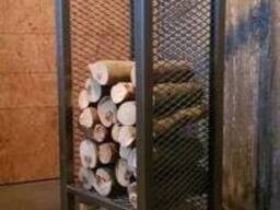 Дровниця із закритими стінками в стилі LOFT