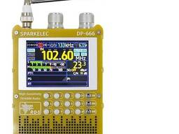 DSP радиоприемник DP-666 FM/LW/MW/SW/0IRT, чип TEF6686, ЖК-экран 2.8 IPS, 5000mAh...
