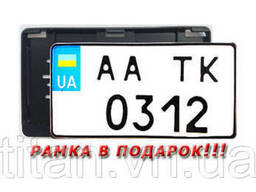 Дубликаты номерных знаков американского образца с 2015 года 30х15 см