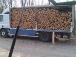 Дубові дрова розмір поліна 28-35см