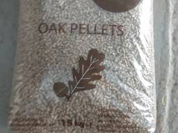 Дубові пелети, пеллеты из дуба, wood pellets