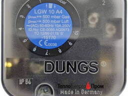 Dungs LGW 10 A4 (Датчик давления, реле давления, датчик-реле, Пресостат LGW10A4)
