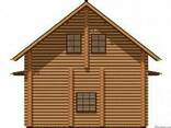 Двухэтажный дом из дерева 105 м2 -225000 грн - фото 2