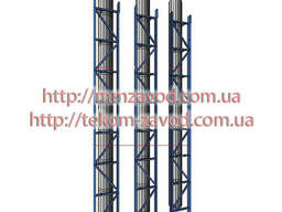 Дымовая труба в каркасе (самонесущая)