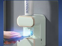 Диспенсер для зубної пасти автоматичний настінний з ультрафіолетовою очисткою для щіток