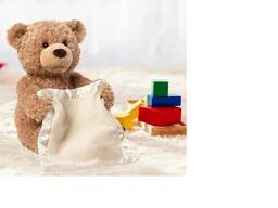Дитяча інтерактивна плюшева іграшка Ведмедик Пікабу мишка