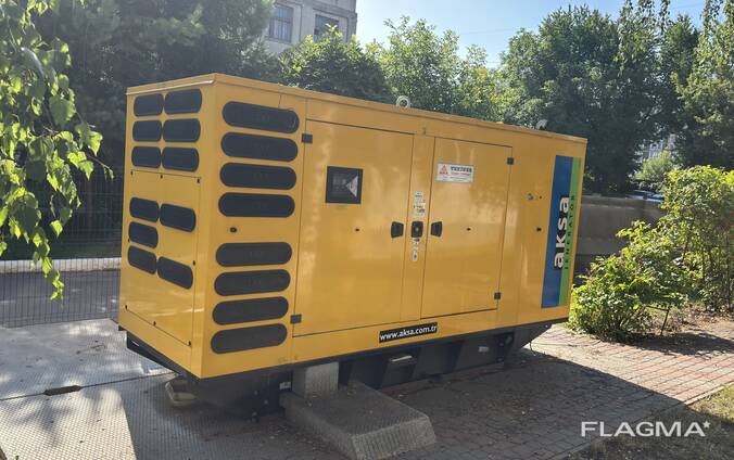 Дизельний генератор AKSA AD490 485 кВА (388 кВт) Hyundai | Промисловий генератор 400 кВт |