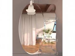 Дзеркало Lidz Sofi 140.07.05 480х675х100 настінне з 3-ма полицями асиметричне, зі. ..