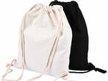 Промо рюкзаки черного и белого цвета, 100% хлопок - фото 1