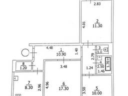 Недорого продается. 3-комнатная теплая квартира, все рядом