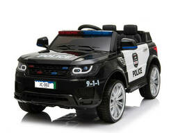 Детский электромобиль Полиция JC002 Black аккум12V4.5AH мотор 2*30W до 30кг