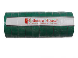 ElectroHouse Зелена изолента 21 м