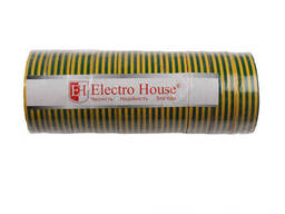 ElectroHouse Желто-зеленая изолента 25 м