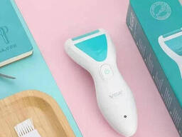 Электрическая пемза для ног с 2 насадками, от USB, VGR V-812 / Аккумуляторная пемза для...