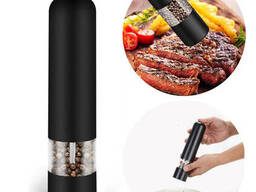 Электрический измельчитель специй мельница солонка перечница перцемолка на батарейках. ..