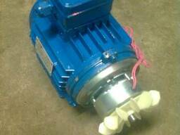 Электродвигатель с тормозом АИР71А6Е 0.37 квт 1000 об/мин.