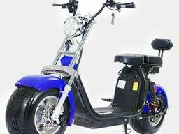 Электроскутер Citycoco Long 1500w, 60v12ah, Blue [r804d/1500bl]