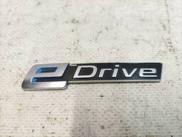 Эмблема E Drive i blue BMW I3 51147338202