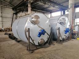 Емкость для молочных продуктов из нержавеющей стали 15м3