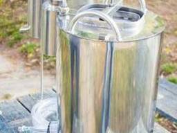 Емкость на 50л с дистиллятором и сухопарником