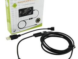 Эндоскоп бороскоп водонепроницаемый технический HD 2 м 7 мм USB/micro USB с подсветкой