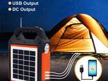 EP-0168 Беспроводная Bluetooth-колонка Solar с фонариком и FM