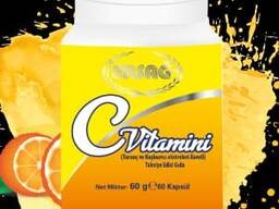 Эрсаг 2038 Vitamin C витамин С аллергия, стенки сосудов, ОРВИ, ОРЗ, анти стресс усталость