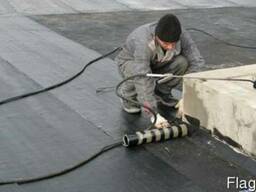 Еврорубероид, кровля, наплавляемая гидроизоляция, ремонт .