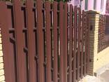 Евроштахетник, штахетник, паркан, забор металевий купити в Чернівцях - фото 3
