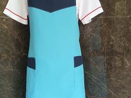 Фартух габардиновий з оздобленням