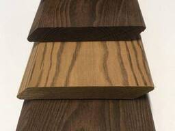 Фасадна дошкаТермоясень, термодошка планкен скошений