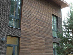 Планкен скошений Термоясень для фасаду