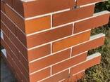 Фасадні термопанелі, клінкер на полотні, з утеплювачем. Готовий фасад. - фото 2