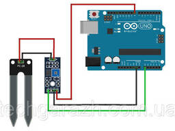 FC-28 модуль гигрометра для определения влажности почвы Arduino
