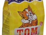 Filler for animal toilets(cat litter), TM "TOM"