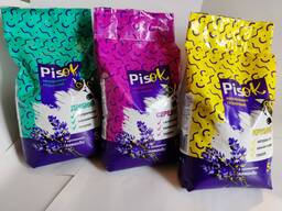 Filler for animal toilets(cat litter), TM «PISOK»