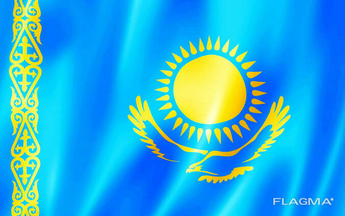 Флаг Казахстана 150х90см