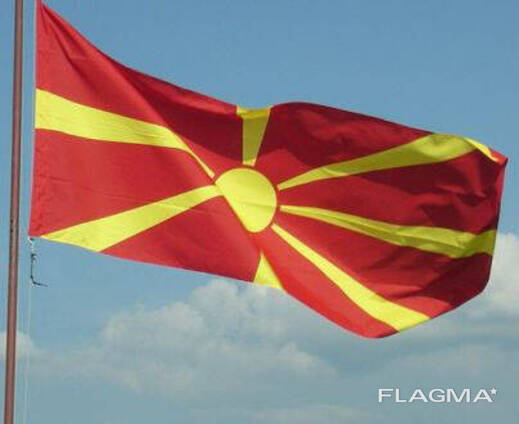 Флаг Северной Македонии 150х90см