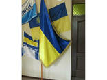 Флагштоки напольные, Кабинетная подставка напольная для флага с древком и пикой светлая - фото 3