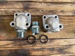 Фланец НШ-32 + штуцер + резиновые кольца (комплект) Штуцер М27×1.5 (S32, под ключ 32)