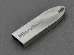 Флэш-накопитель Microflash UA115, USB 2.0, 32GB, Metal Design, BOX