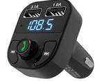 ФМ модулятор FM трансмиттер CAR X8 с Bluetooth MP3 (X8) - фото 1