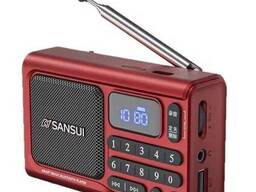 FM радиоприемник F77SAN MP3 (TF/USB) Bluetooth 5.3, разъем 3,5 мм, аккумулятор...