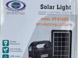 Фонарь переносной ручной походный Solar RT-910BT cолнечная автономная система Радио. ..
