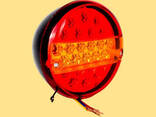 Фонарь прицепа задний LED 12-24V с подсветкой номера ДК - фото 1