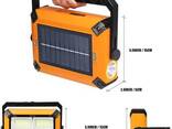 Фонарь прожектор аккумуляторный светодиодный 30W с солнечной батареей и функцией Power. ..