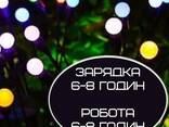 Фонарь светильник Для Сада 1 Ветка 6 Разноцветных Фонариков на Солнечной Батарее с. .. - фото 2