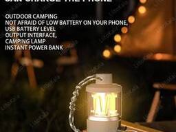 Фонарик LiitoKala для кемпинга LF-808 18650+1500mAh 10-180LM